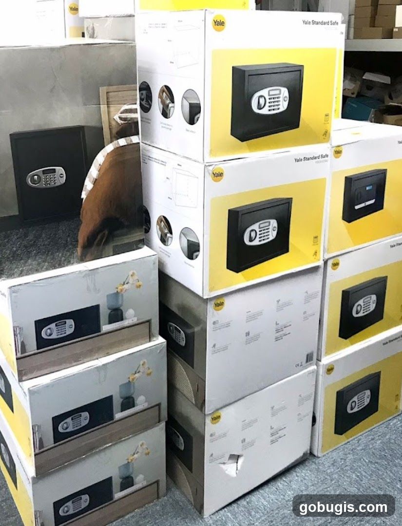 Stack of Yale Safes