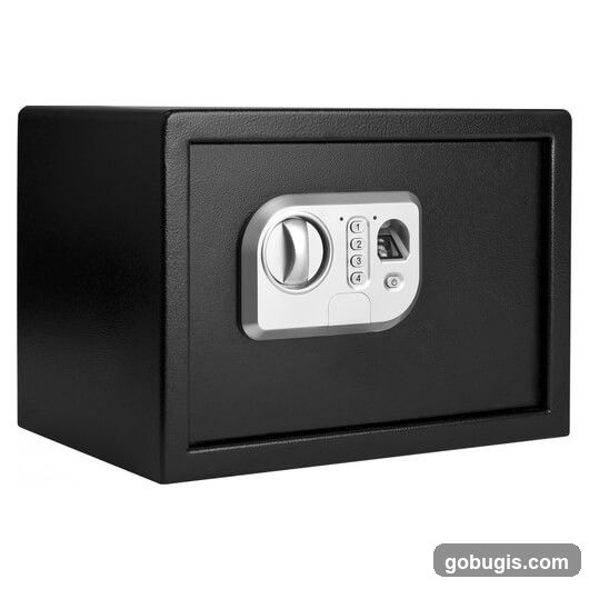 Black Safe with Digital Lock