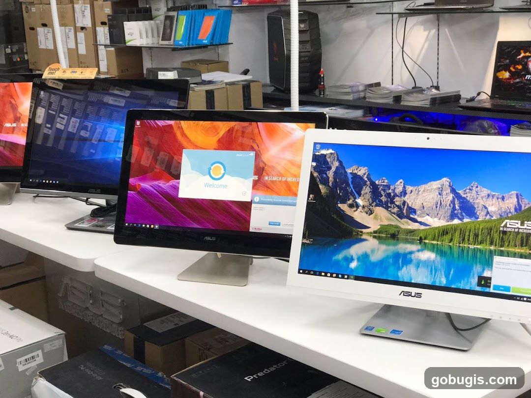 Computer Store Display