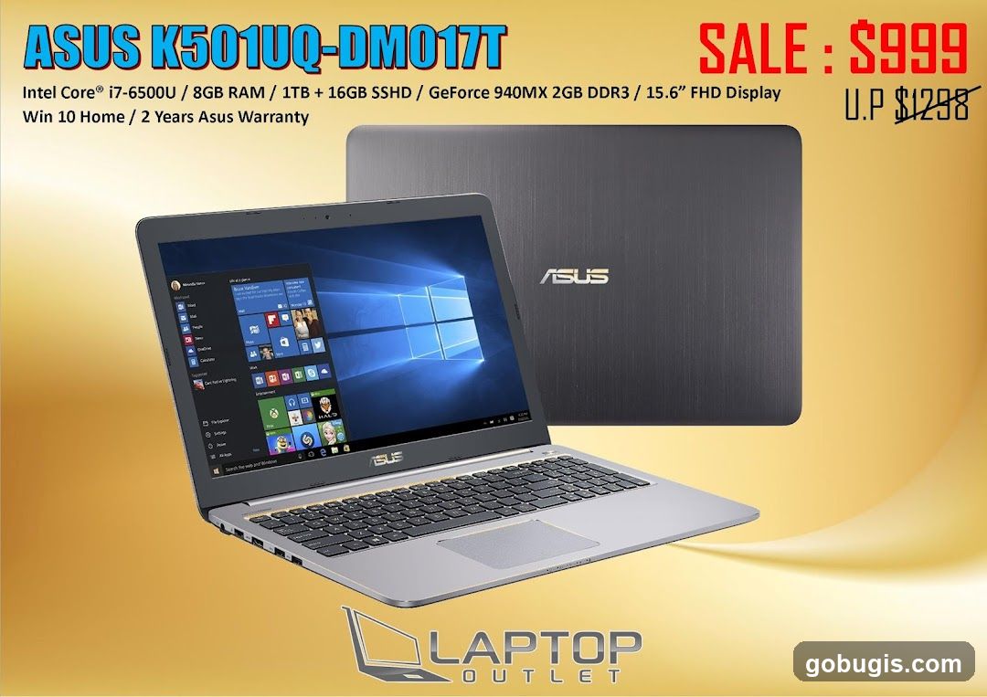 ASUS K501UQ-DM017T Laptop Sale