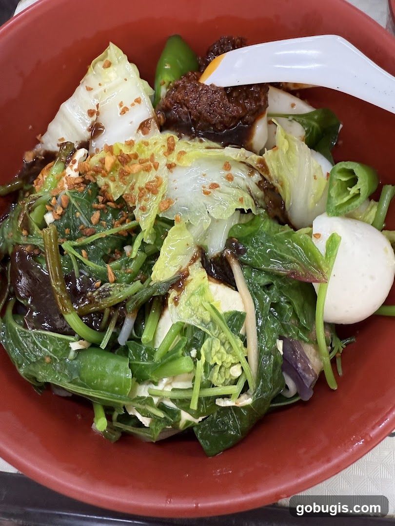 Vegetable Dish with Sauce