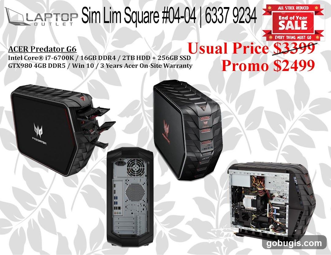 ACER Predator G6 Promotion