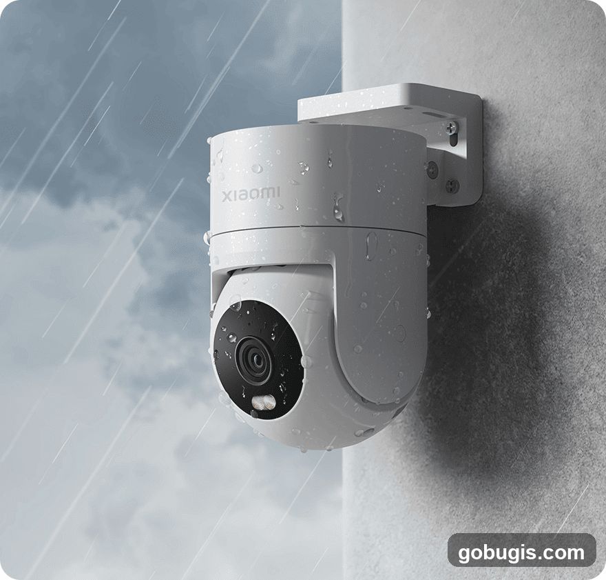 Xiaomi Security Camera in Rain