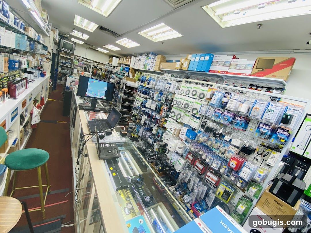 Electronics Store Interior