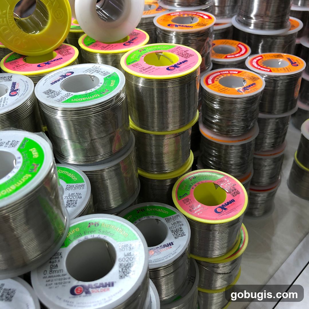 Spools of Solder