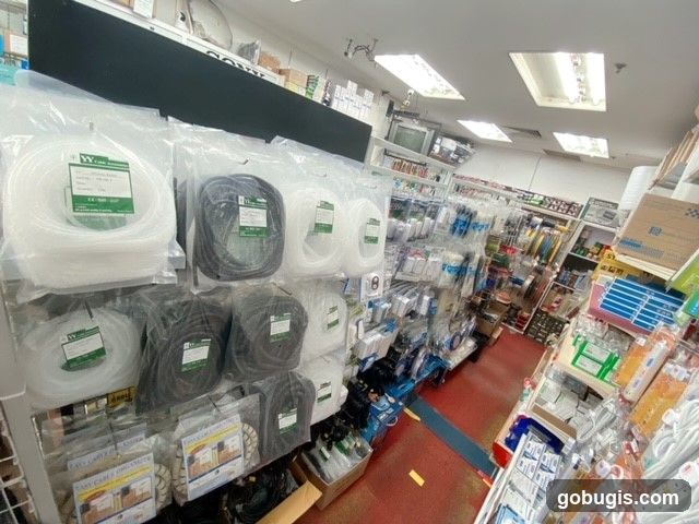 Store Interior with Cables and Electrical Supplies