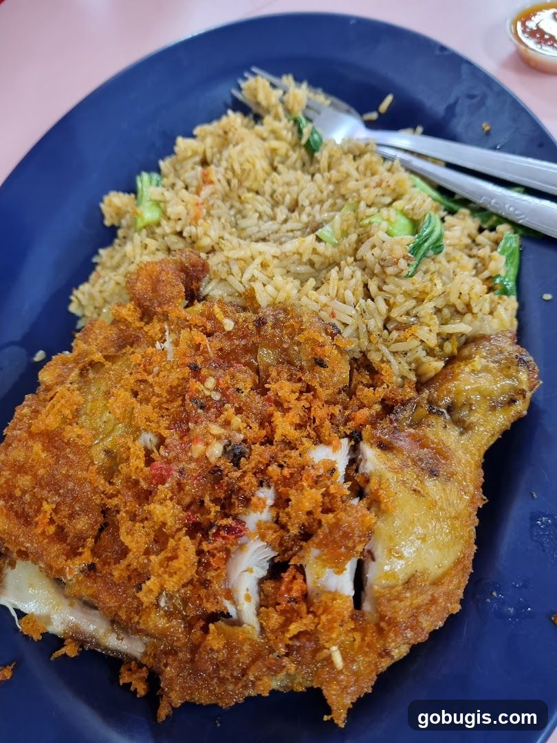 Fried Chicken with Rice