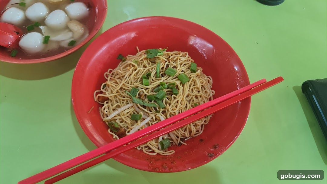 Noodles and Fish Balls