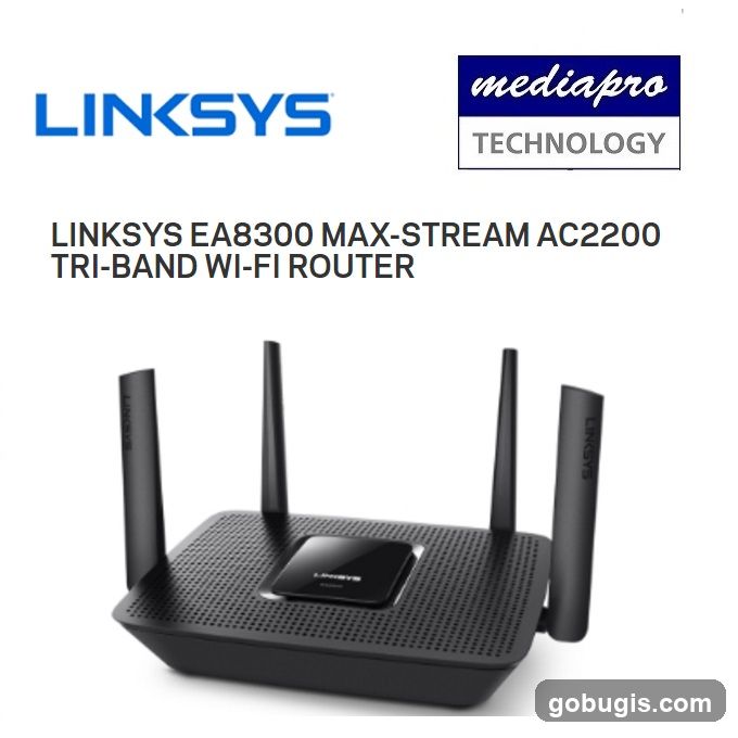 Linksys EA8300 Max-Stream AC2200 Tri-Band Wi-Fi Router