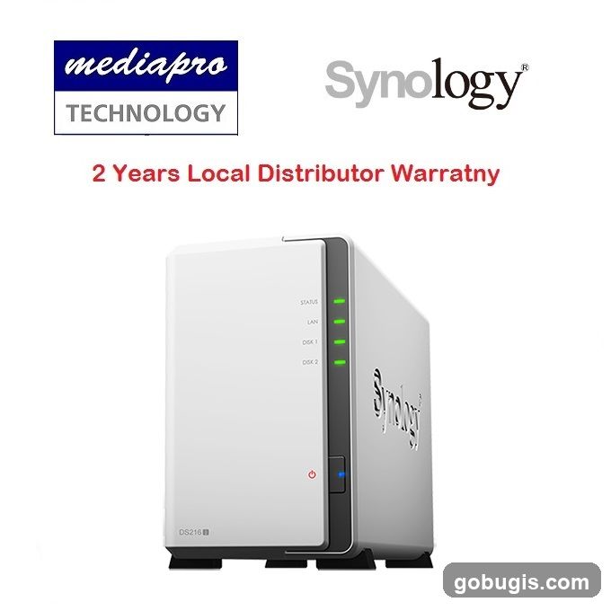Synology DS216 Network Attached Storage