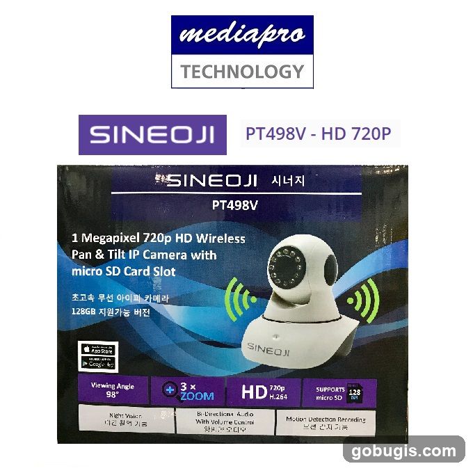 SINEJI PT498V - HD 720P IP Camera Box