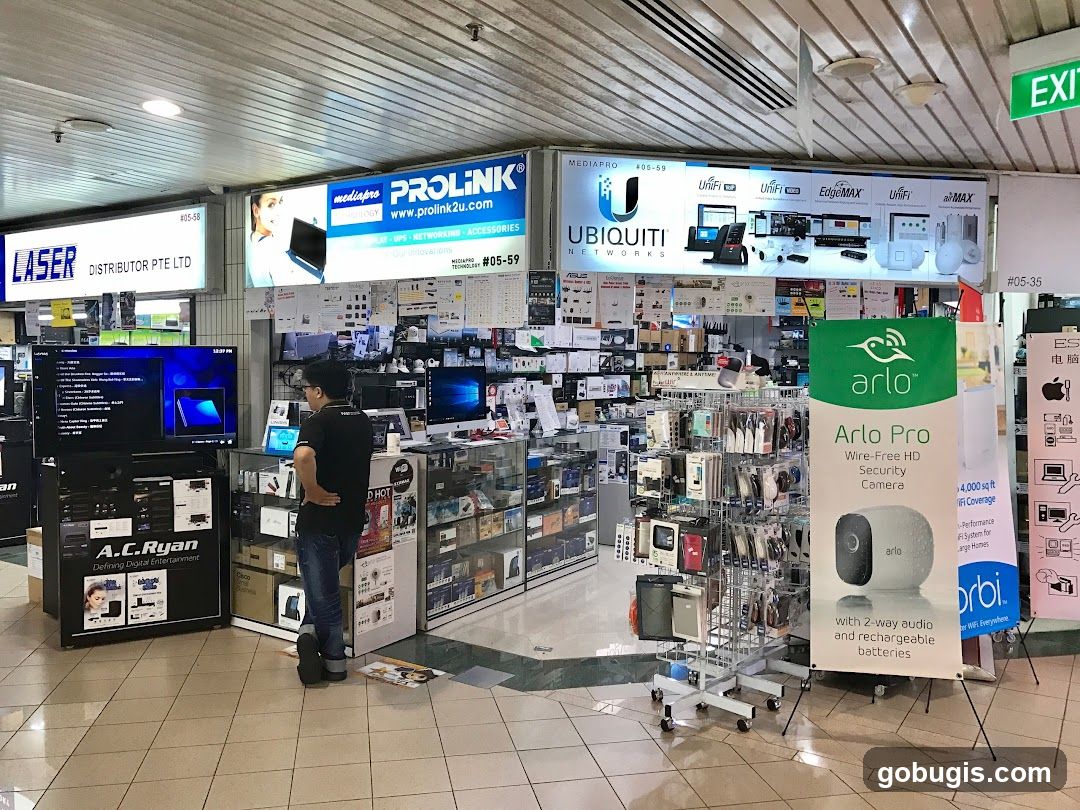 Electronics Store Interior