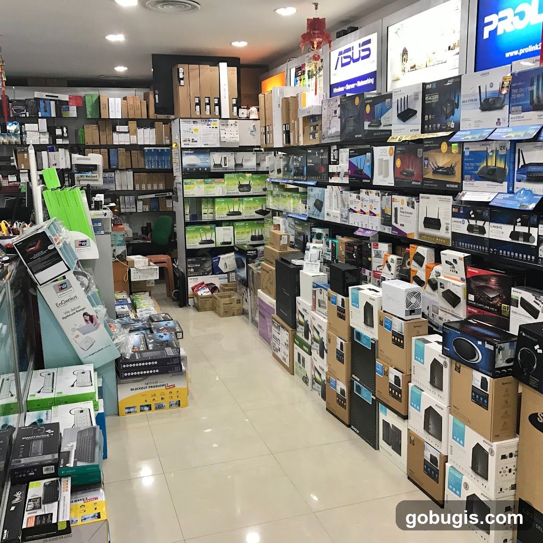 Computer Store Interior