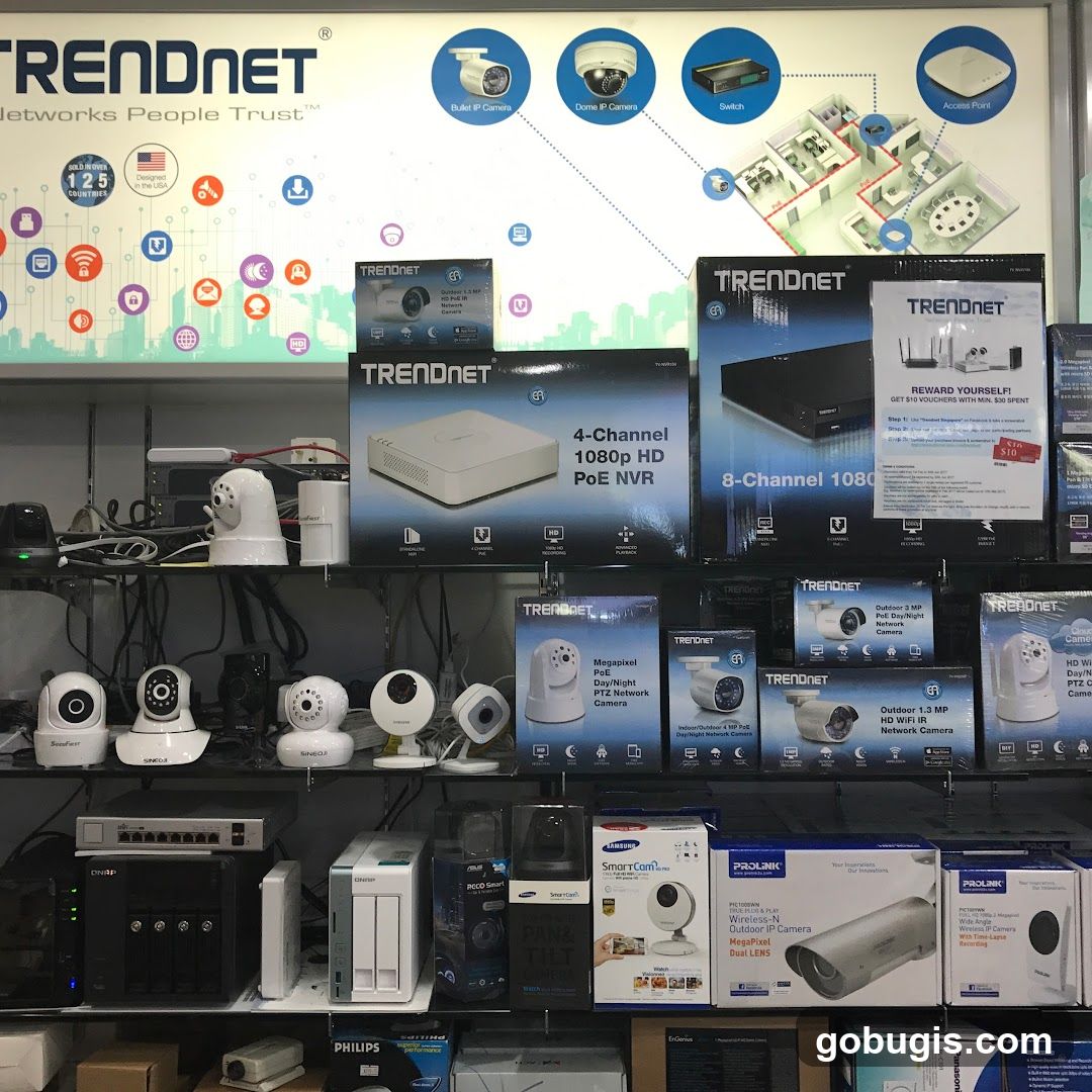 TRENDnet Security Products Display