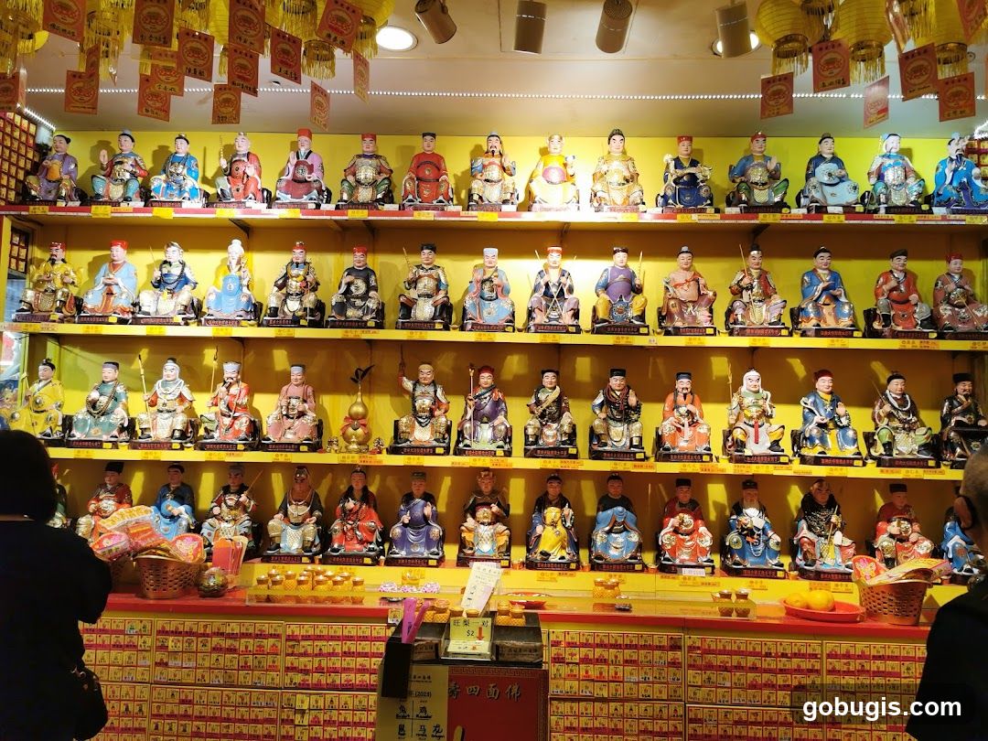 Statues on Shelves