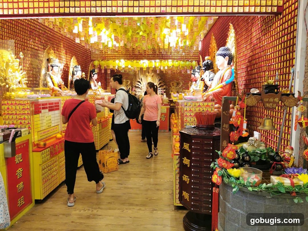 Buddhist Temple Interior