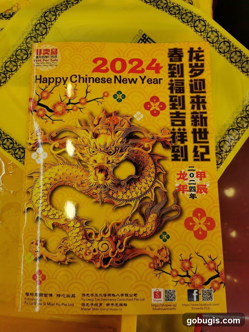 2024 Happy Chinese New Year Dragon Calendar