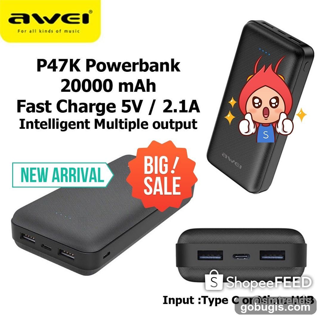 Awei P47K Powerbank Advertisement