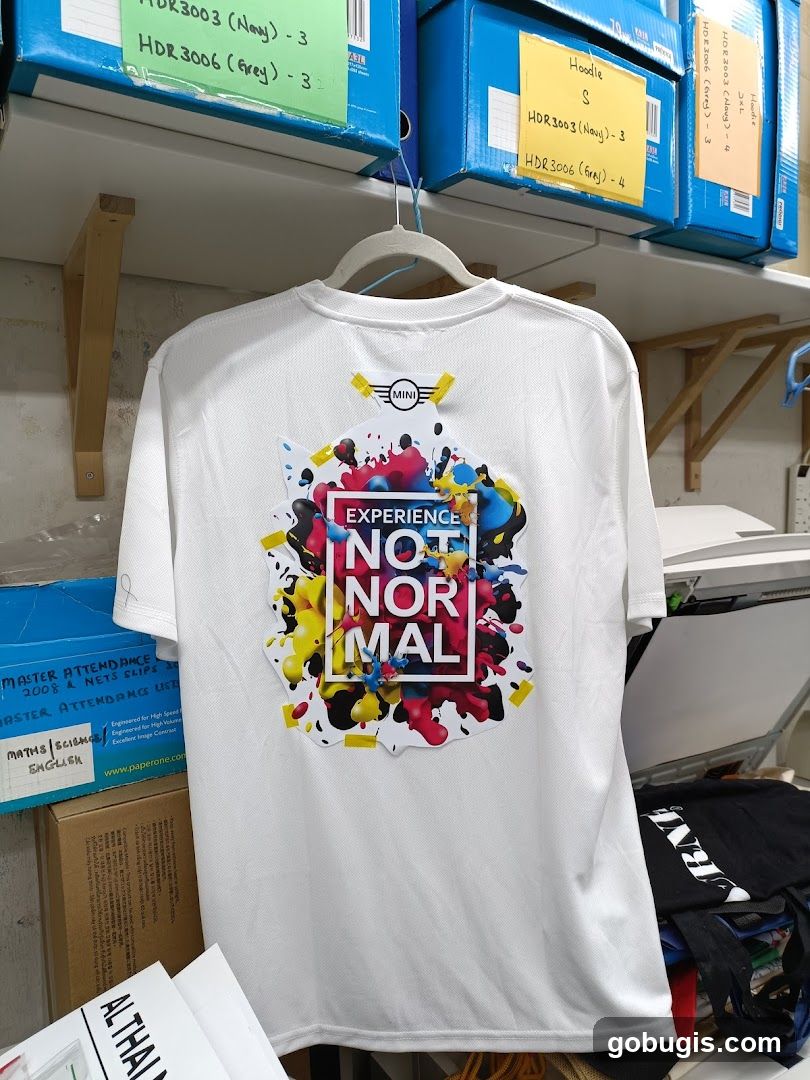 White T-shirt with graphic print
