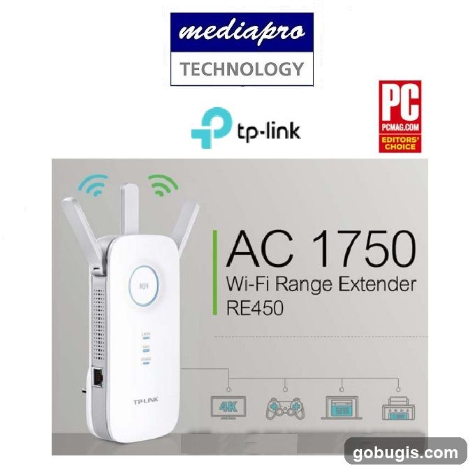 TP-Link AC 1750 Wi-Fi Range Extender RE450