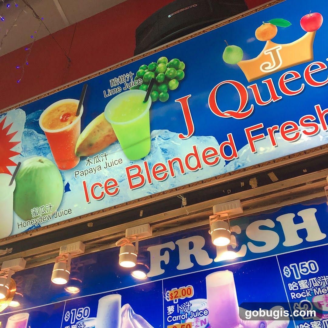 J Queen Ice Blend Fresh Fruit Juice