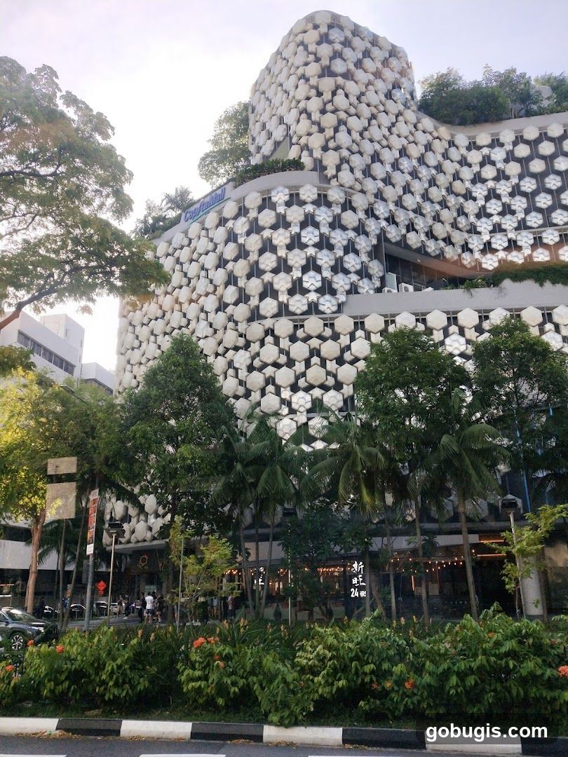 Modern Building with Unique Facade