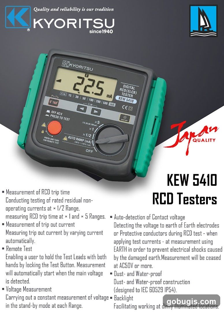 Kyoritsu KEW 5410 RCD Testers