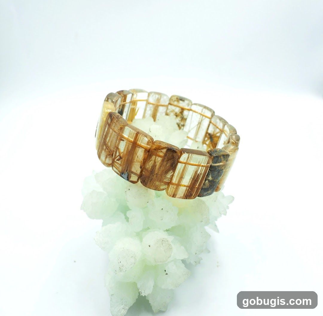Rutilated Quartz Bracelet
