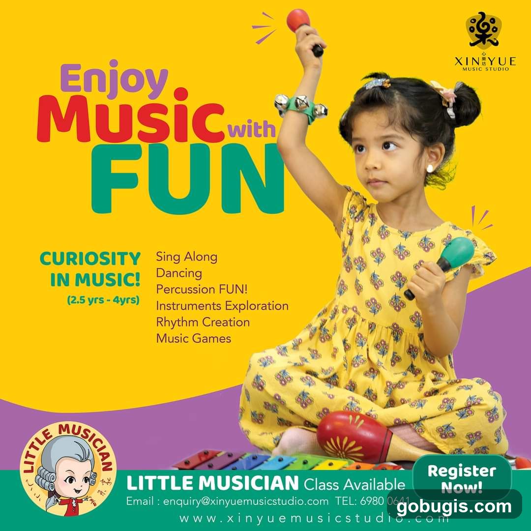 Children's Music Class Advertisement