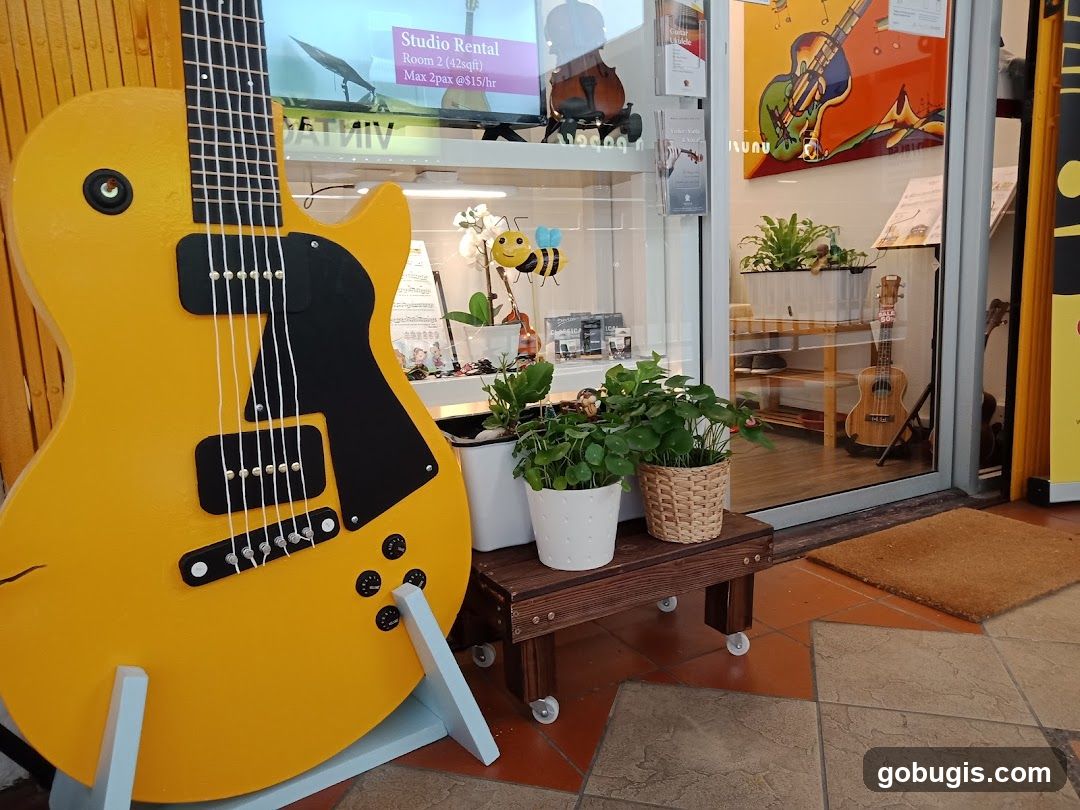 Guitar Storefront Display