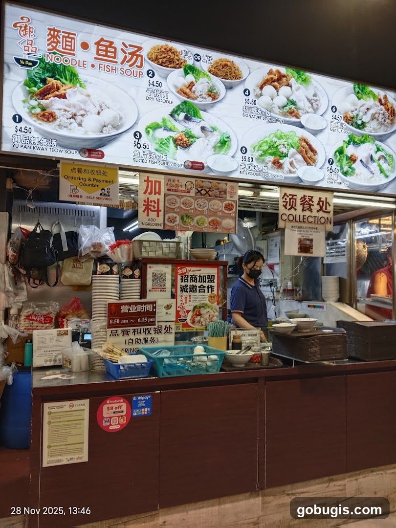 Noodle and Fish Soup Stall