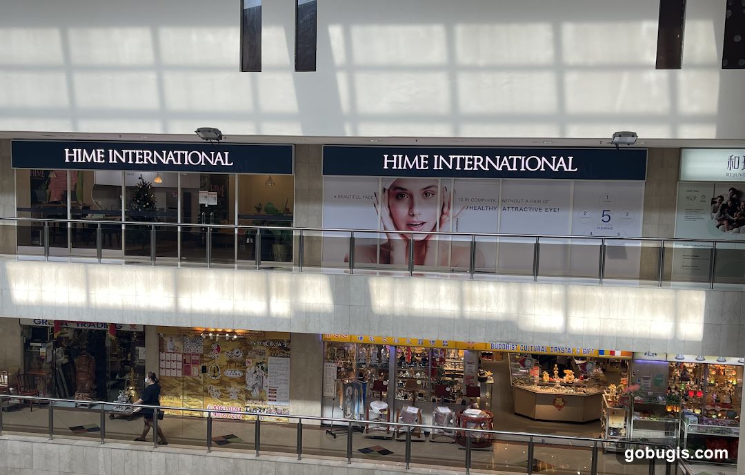 Mall Interior with Shops