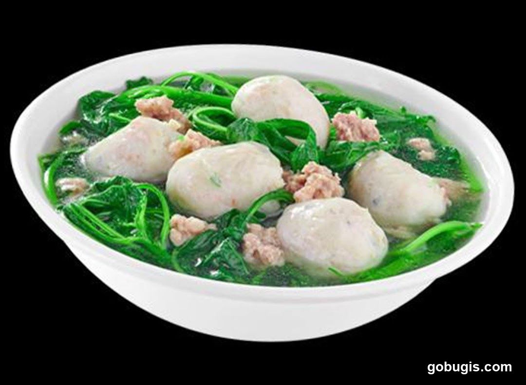 Fish Ball and Vegetable Soup