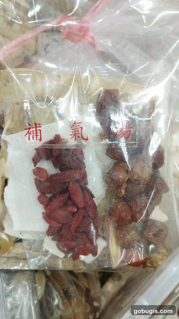 Herbal Soup Ingredients