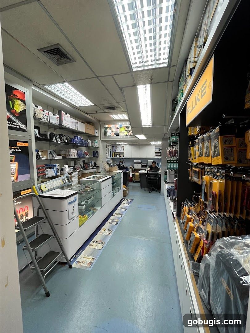 Electronics Store Interior