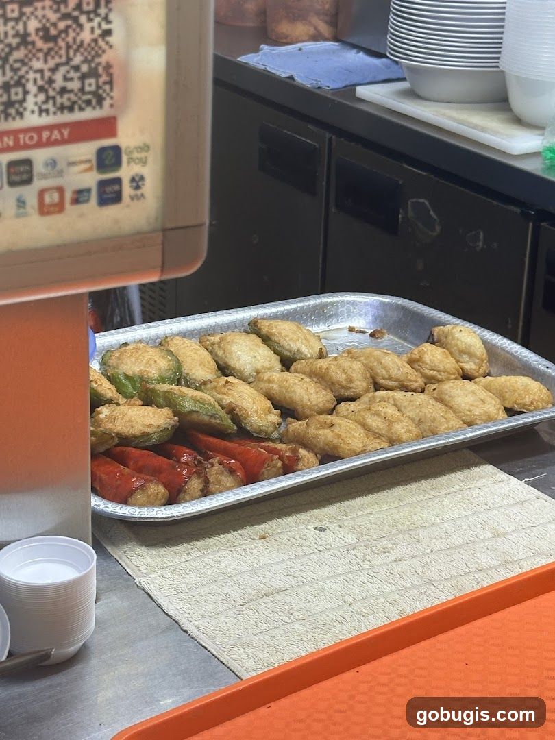 Fried Snacks Display