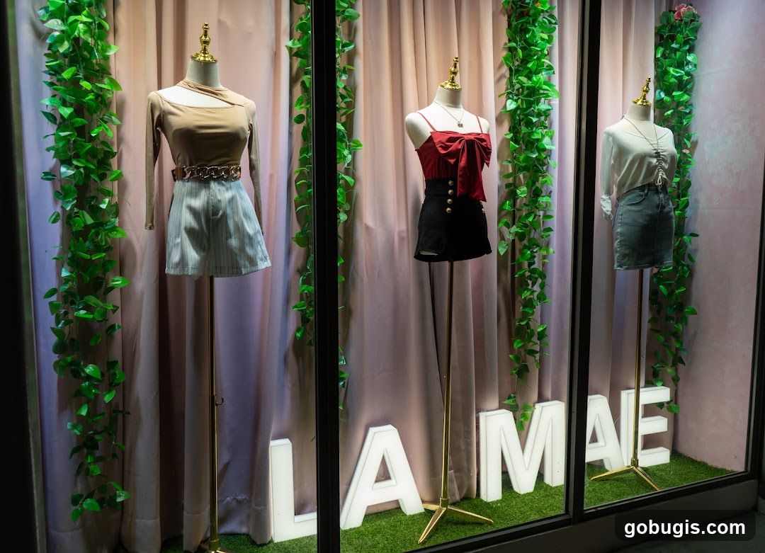 Fashion Store Window Display
