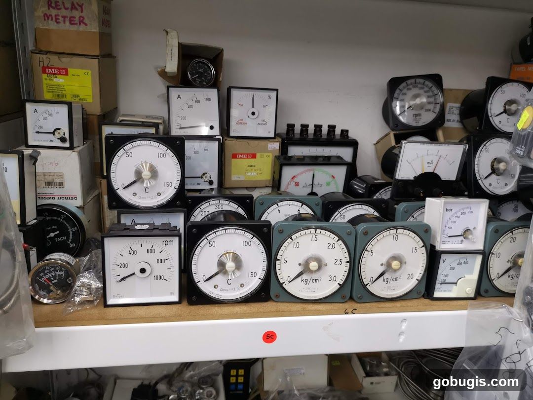 Assortment of Gauges and Meters