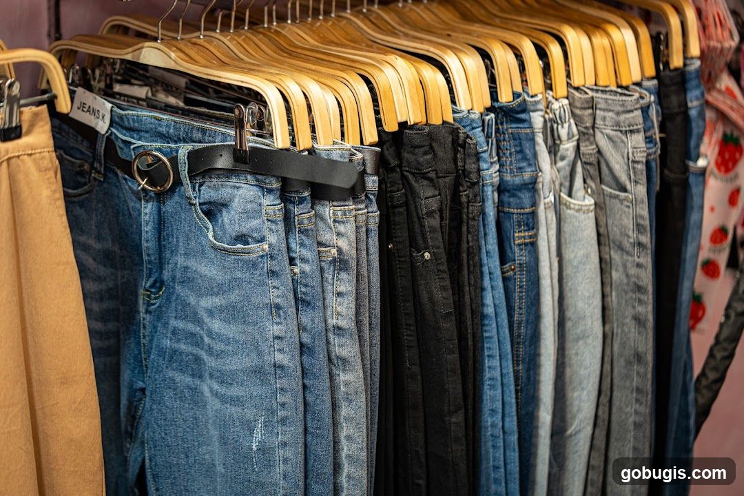 Jeans on Hangers