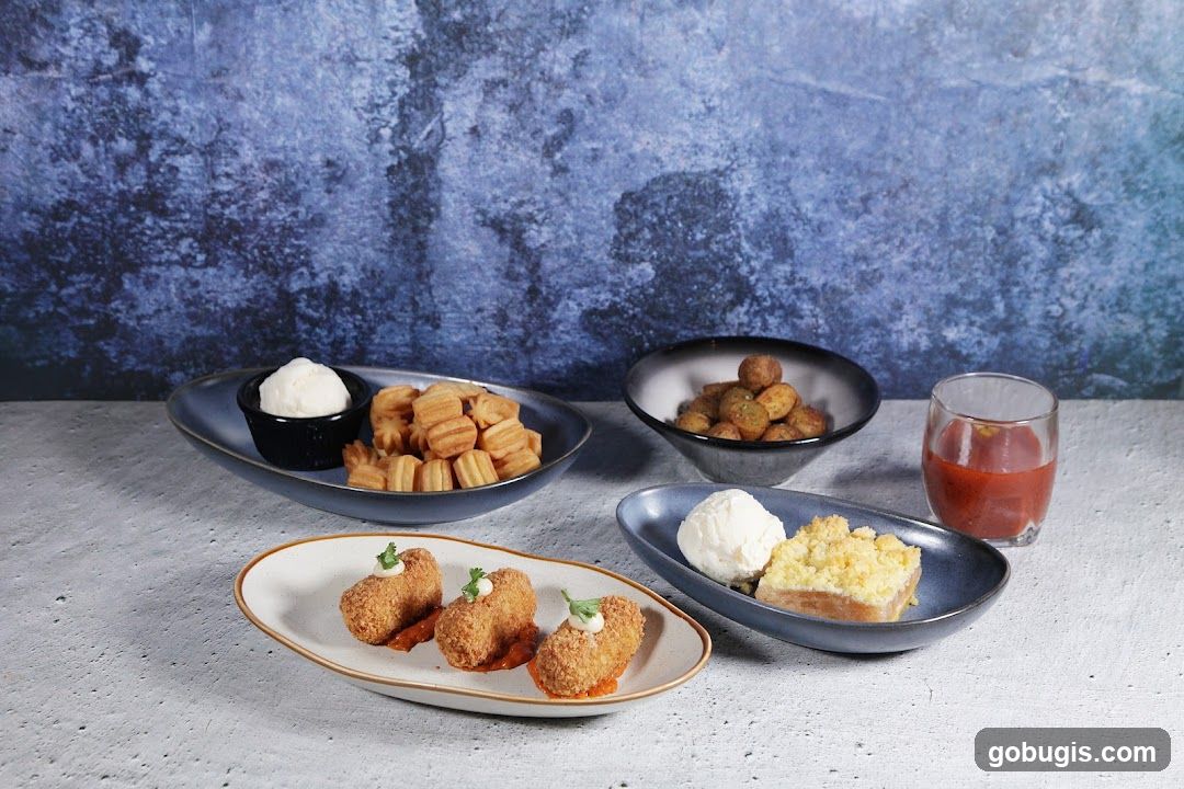 Assortment of Appetizers and Dessert