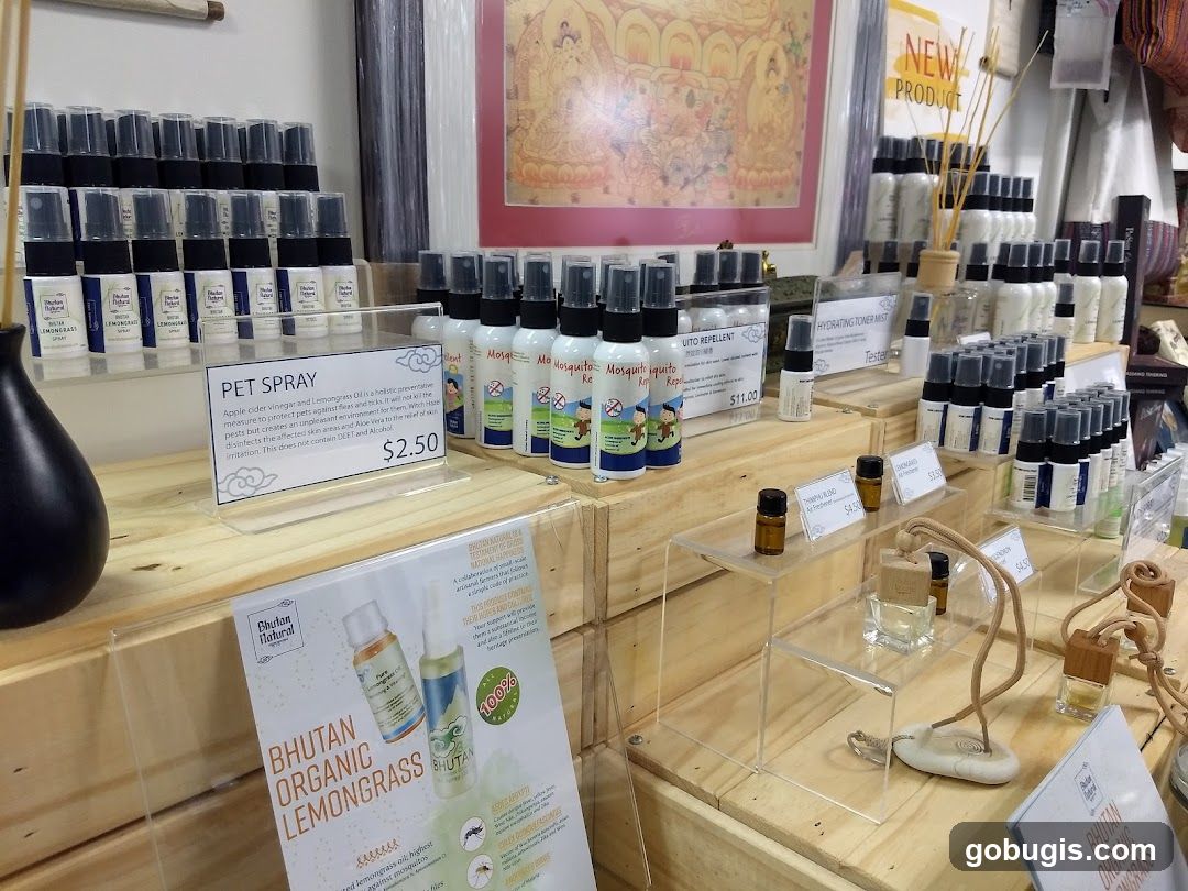 Bhutan Natural Products Display