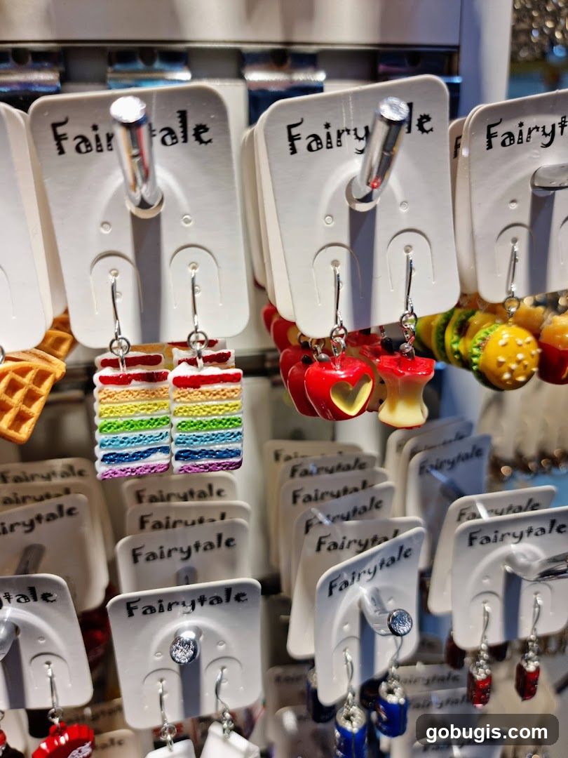 Novelty Earrings Display