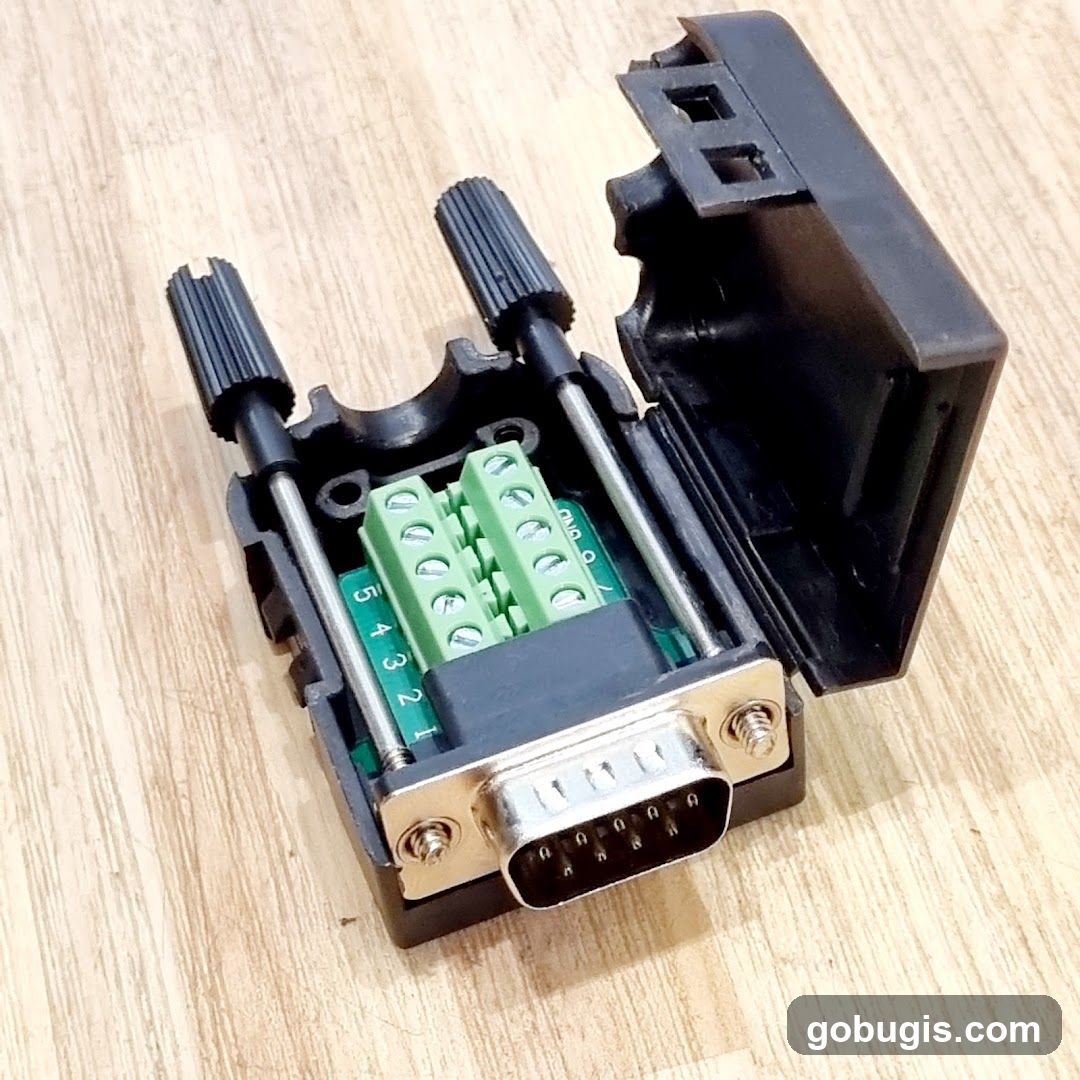 DB9 Connector Breakout Adapter