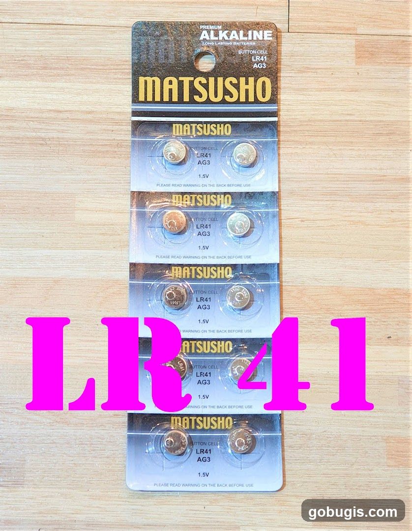 Matsusho LR41 Button Cell Batteries