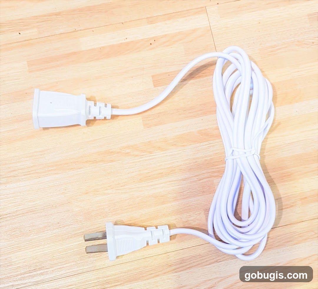 White Extension Cord