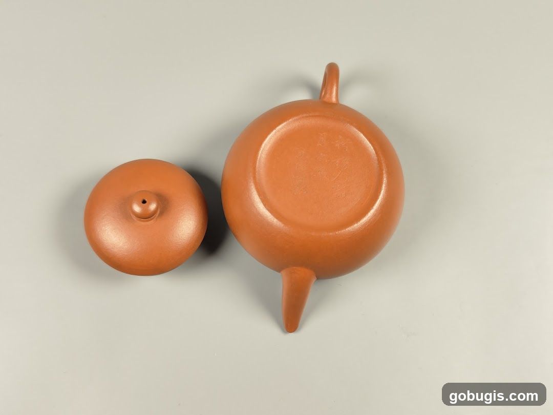 Clay Teapot and Lid