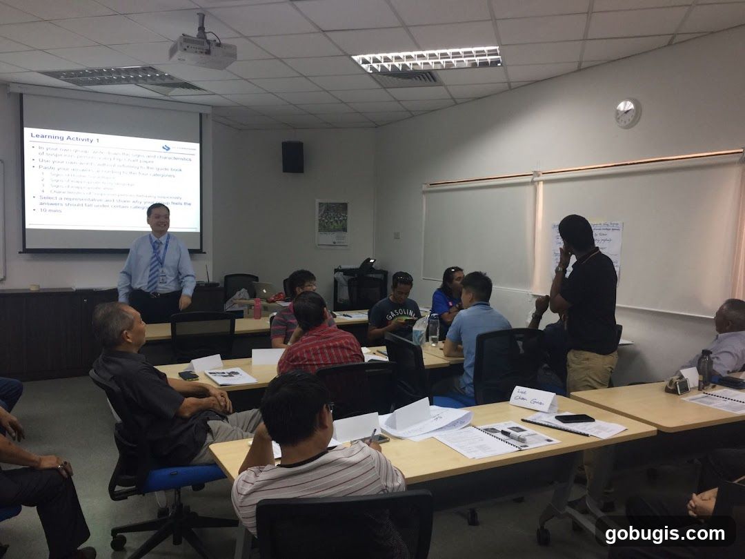 Classroom training session