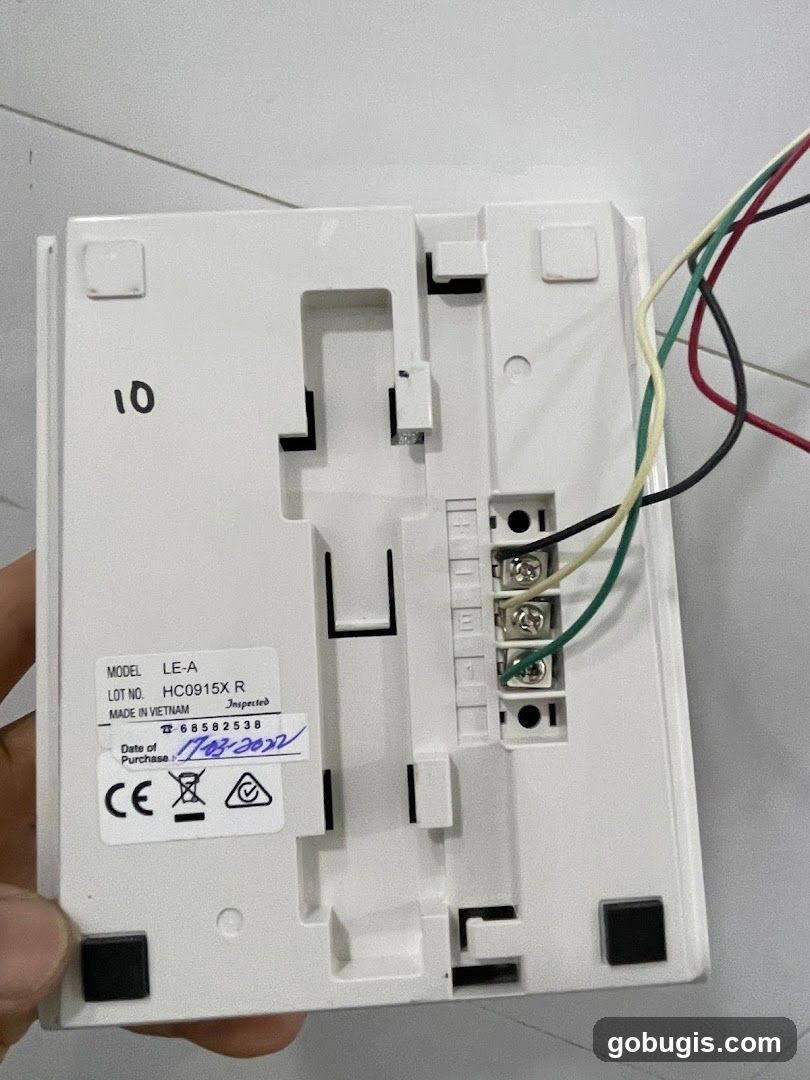 Intercom Unit Back