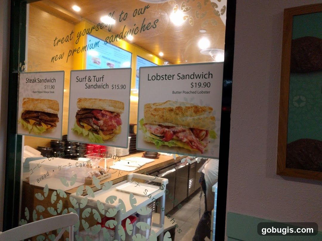 Sandwich Shop Display