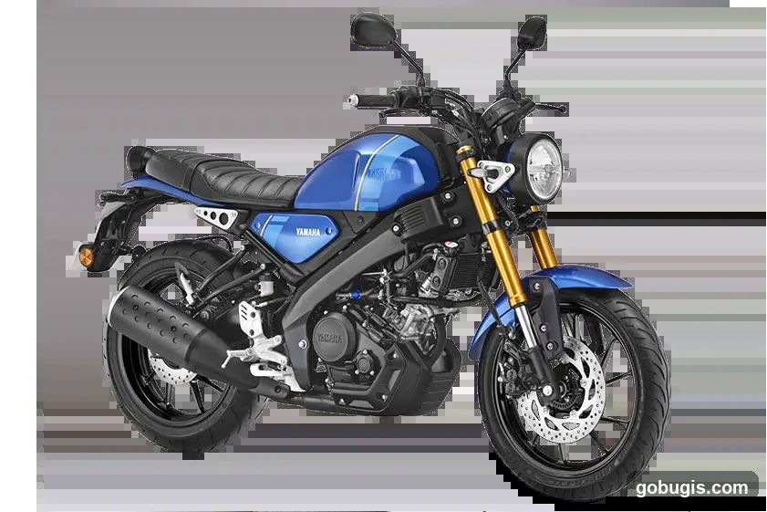 Blue Yamaha Motorcycle